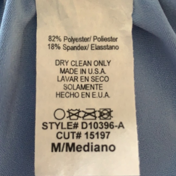 Light blueHalter crossover front ruched mini dress - Picture 5 of 6